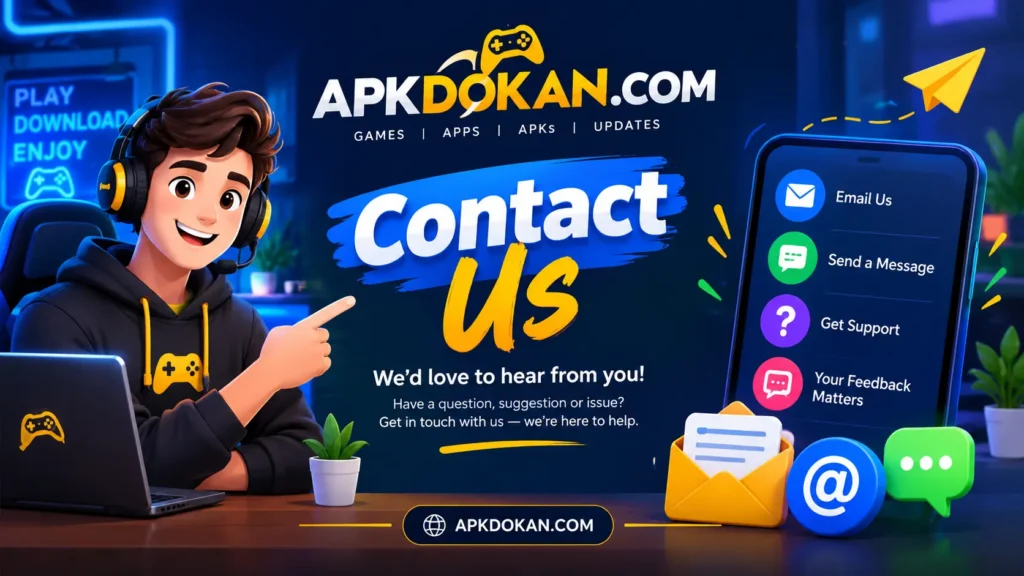 Contact Us - APKdokan.com